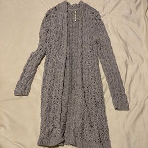 Loose knit cardigan
